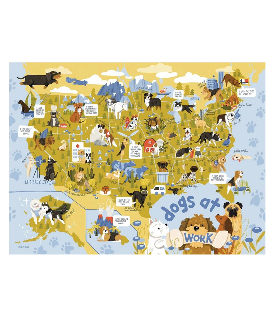Dogs at Work Puzzle, 500 Pieces