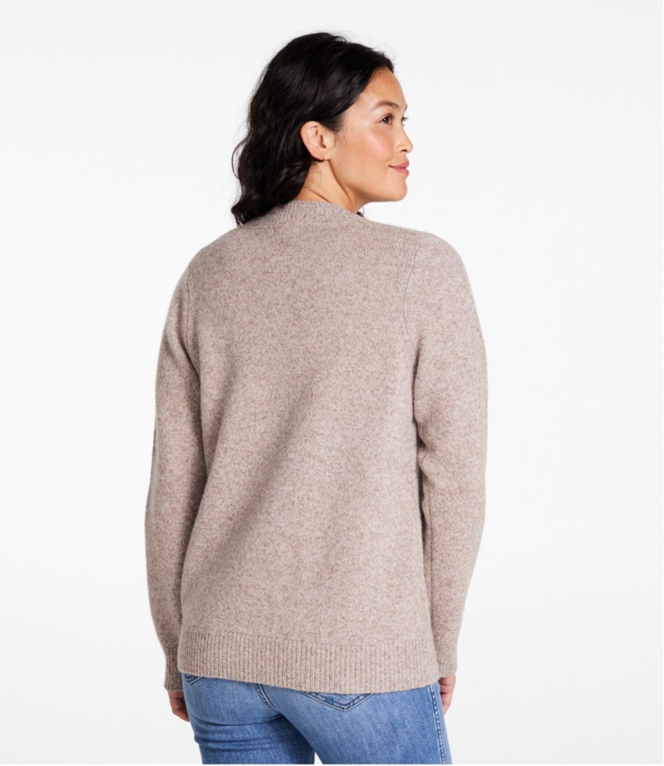 Women's Bean's Classic Ragg Wool Sweater, Button-Front Cardigan