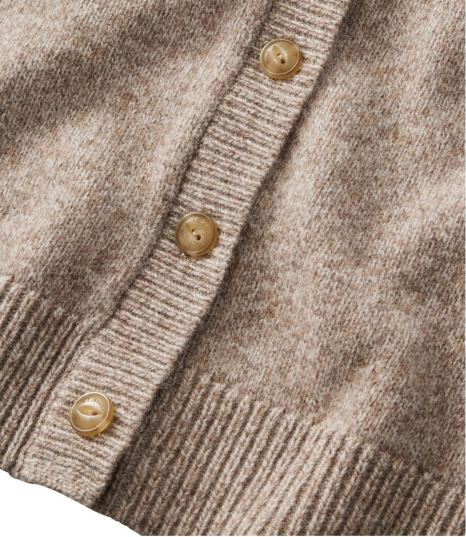 Women's Bean's Classic Ragg Wool Sweater, Button-Front Cardigan