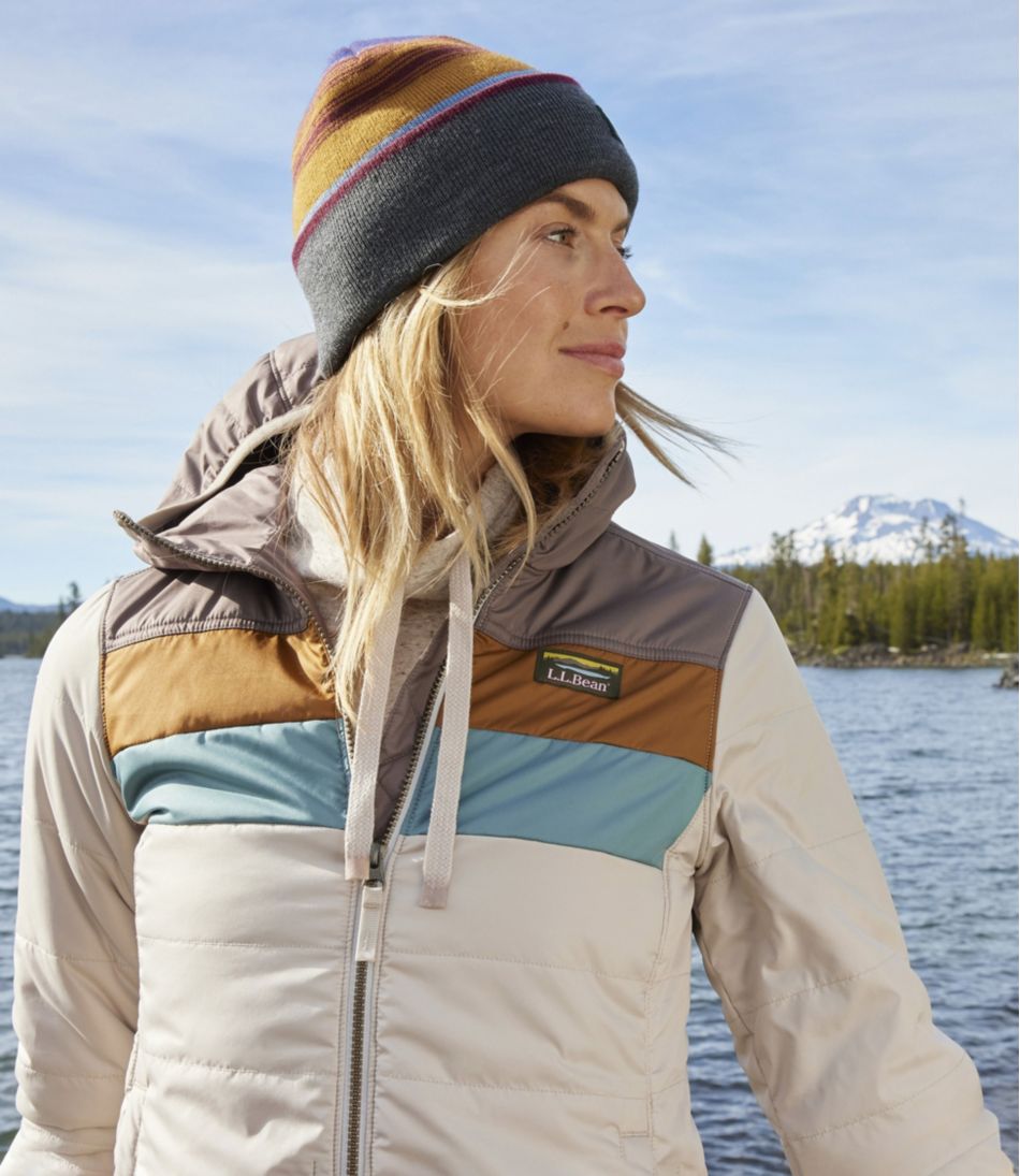 Women's Mountain Classic Puffer Hooded Jacket, Colorblock