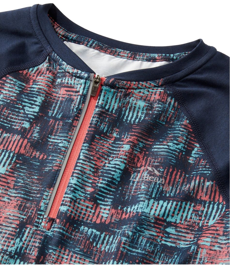 Women's Comfort Cycling Jersey, Long-Sleeve Print
