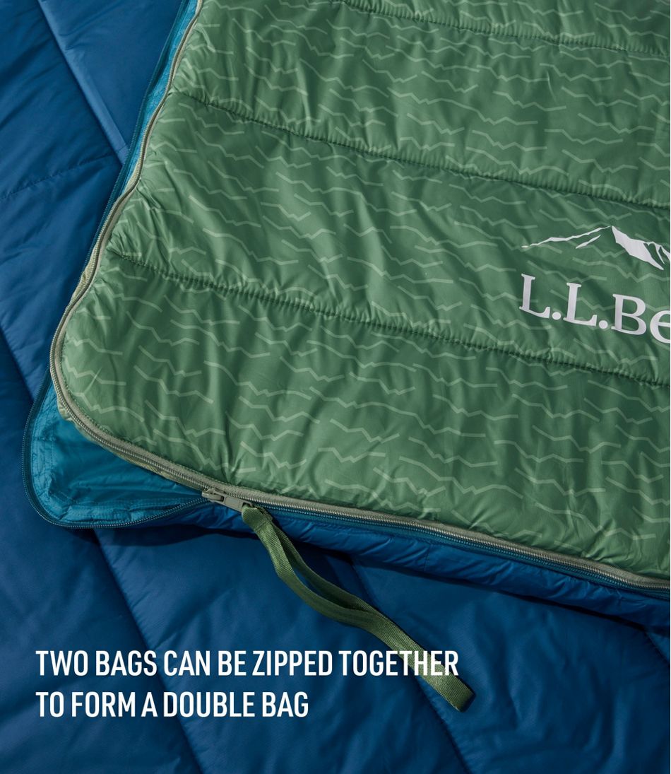 Adults' Puffer Sleeping Bag, 40° Print
